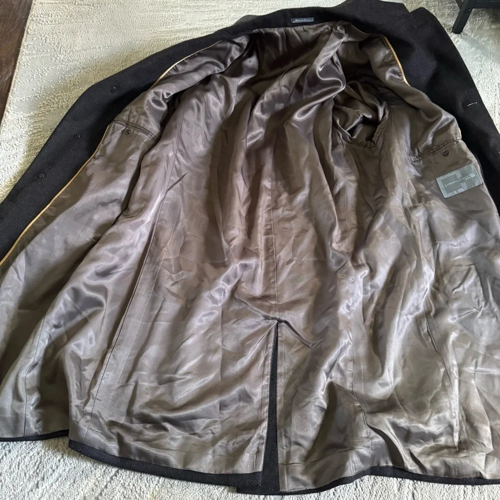 Cardinal of Canada Graham topcoat brown wool cashmere 42 / large